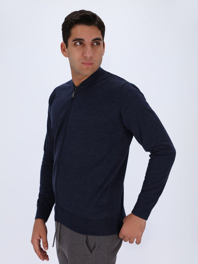 Daniel Hechter Knitwear NAVY ECLIPSE / L Zipped Sweatshirt