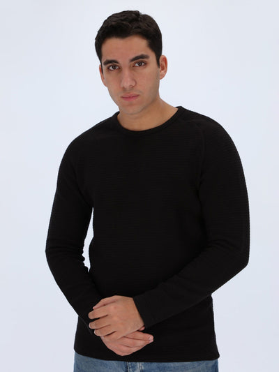 OR Knitwear BLACK / M Raglan Sleeves Sweater