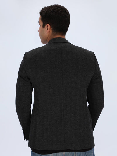 Daniel Hechter Suits & Blazer Wool Textured Blazer