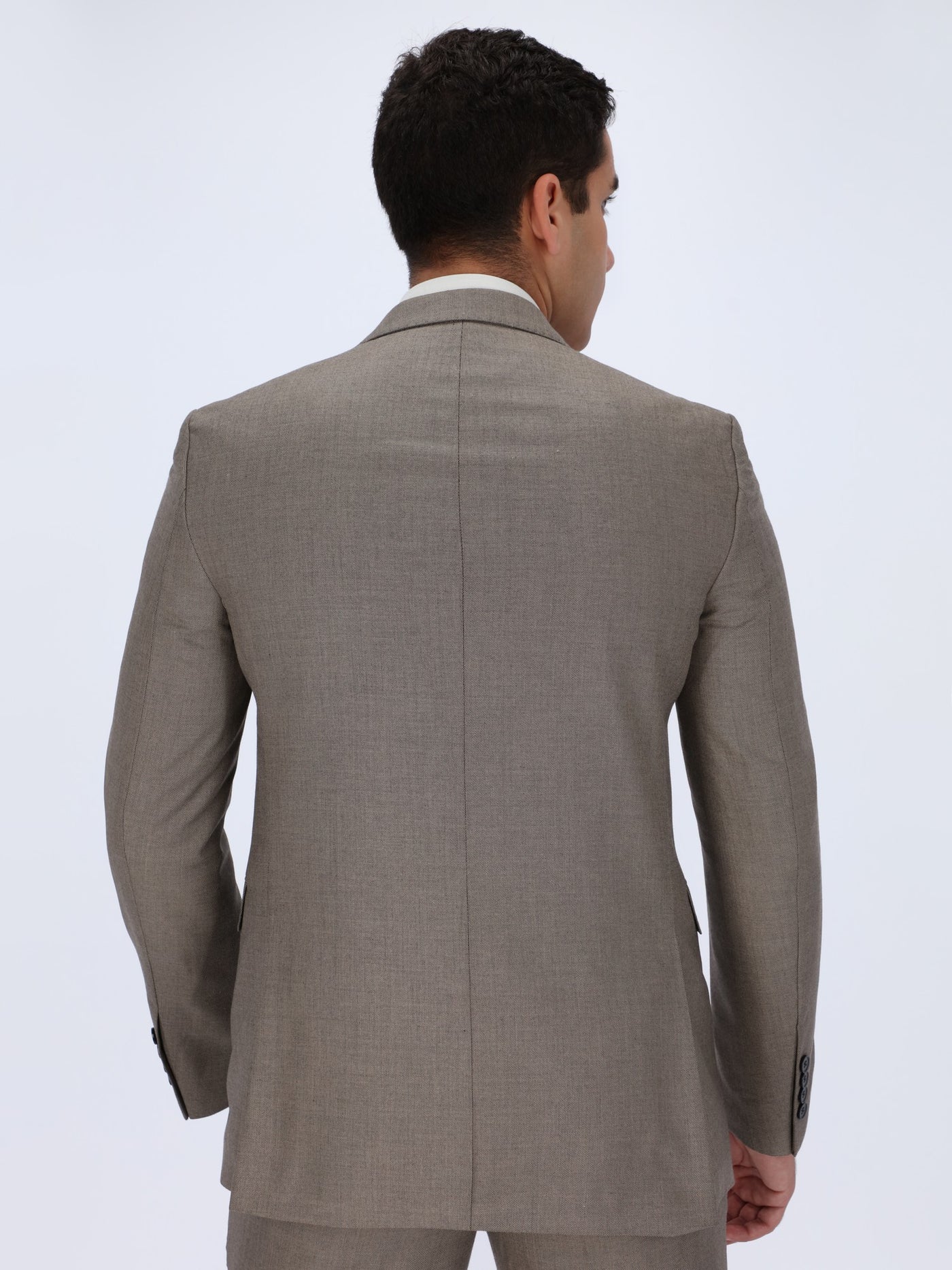Regular Fit Textured Suit
