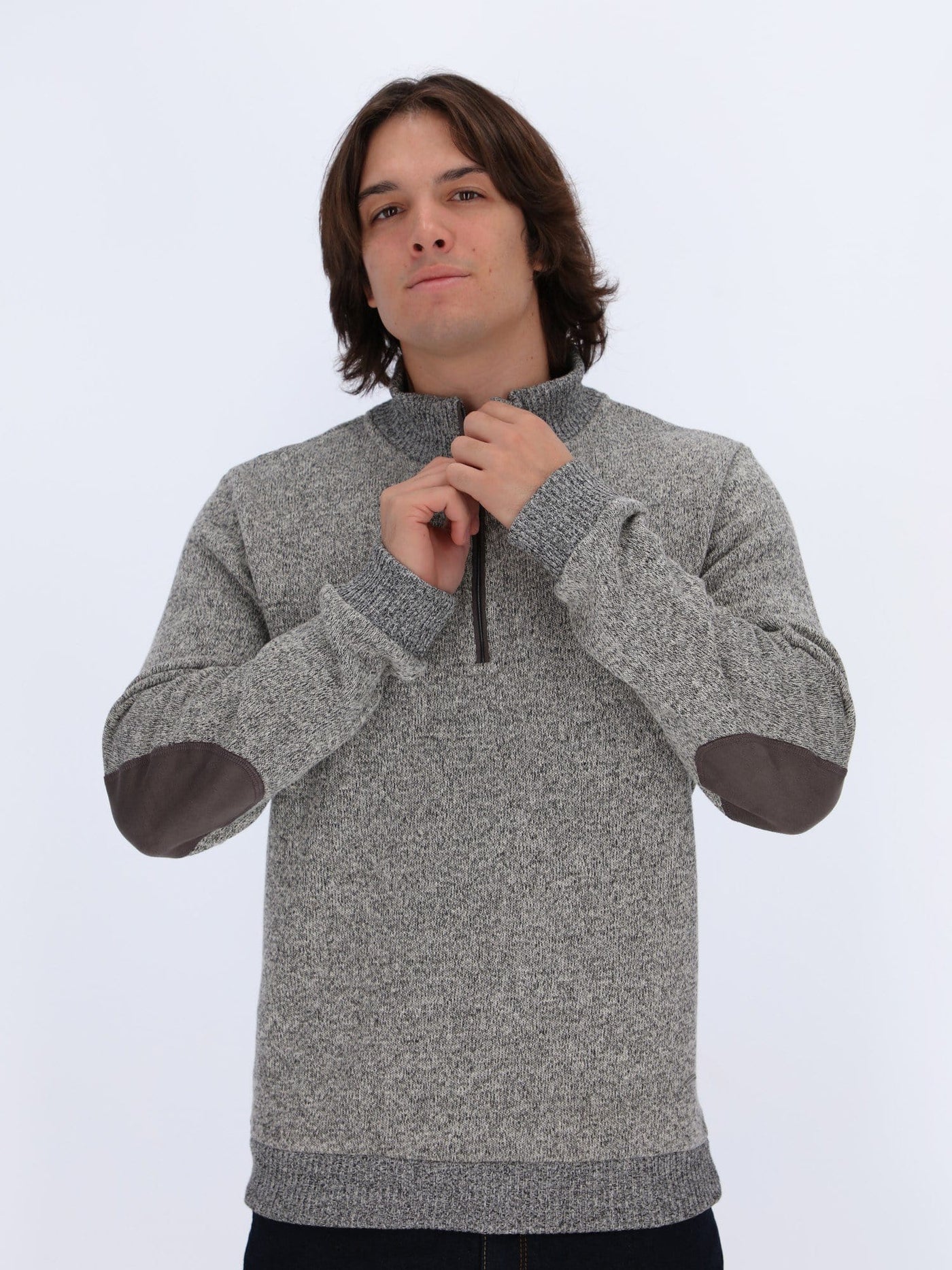 Daniel Hechter Knitwear Tricot Sweater with Elbow Patch