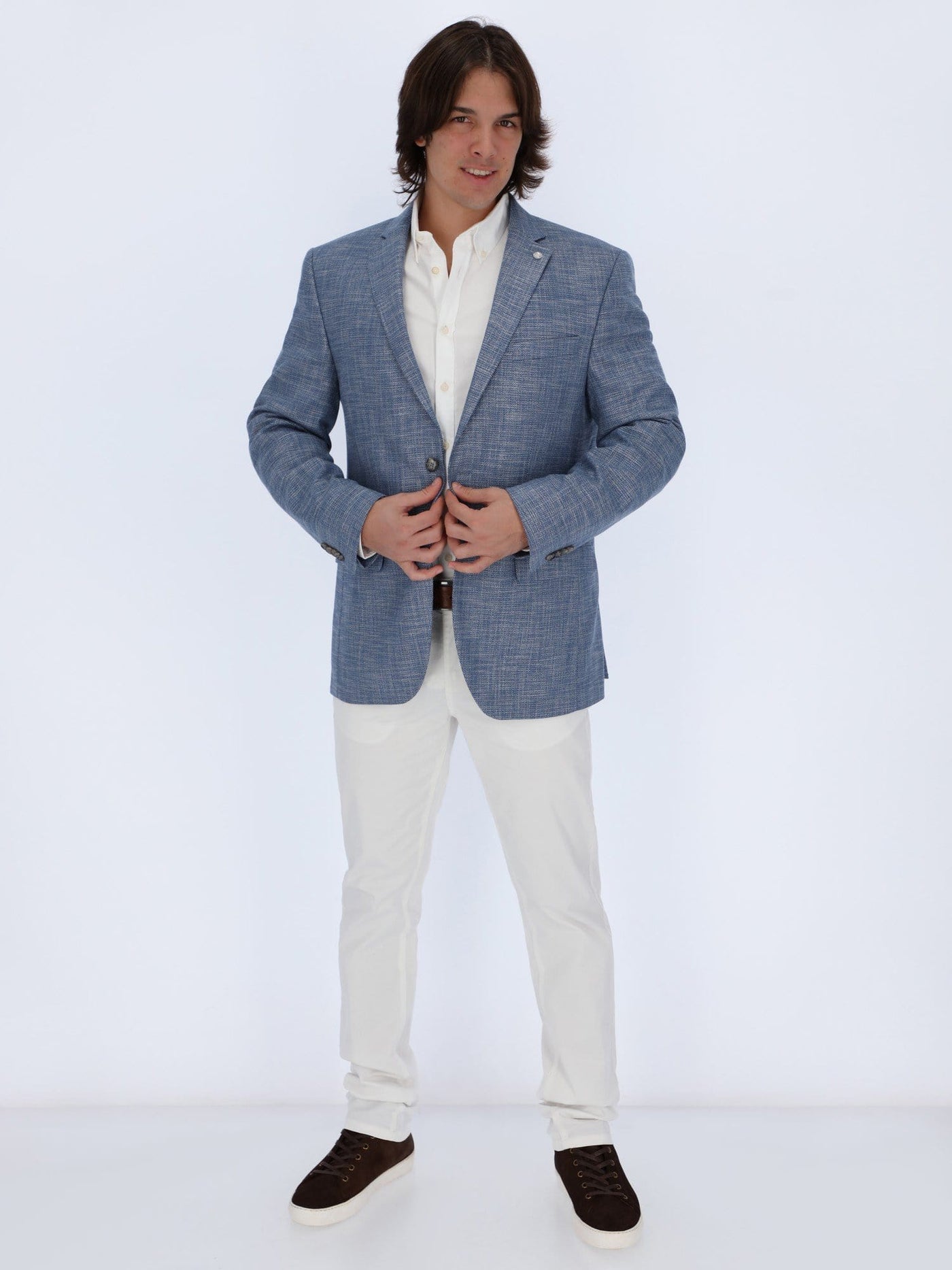 Daniel Hechter Suits & Blazers Tweed Blazer with Back Slits