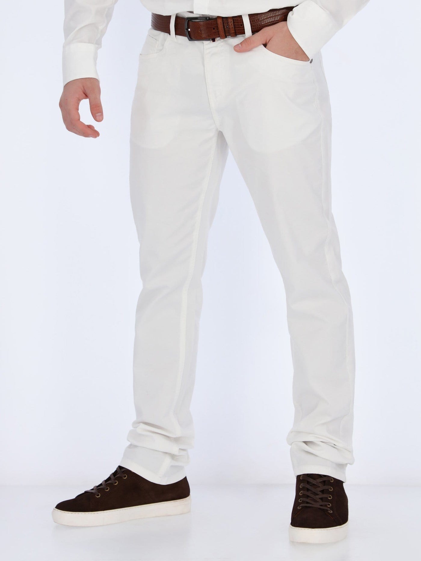 Daniel Hechter Pants & Shorts White / 30 Basic Chino Pants