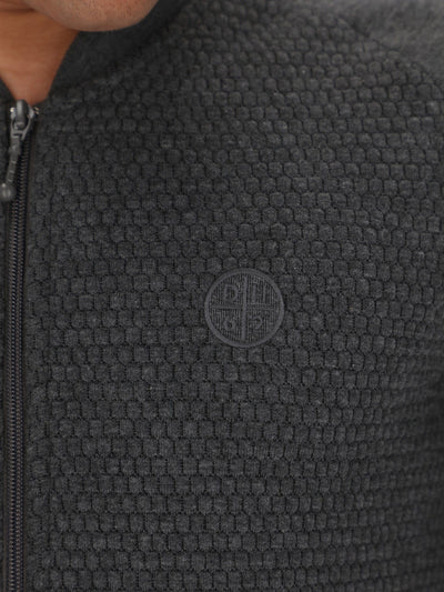 Daniel Hechter Knitwear Honeycomb Zipped Sweater