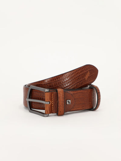 Daniel Hechter Other Accessories Snake Leather Belt with Solid Color
