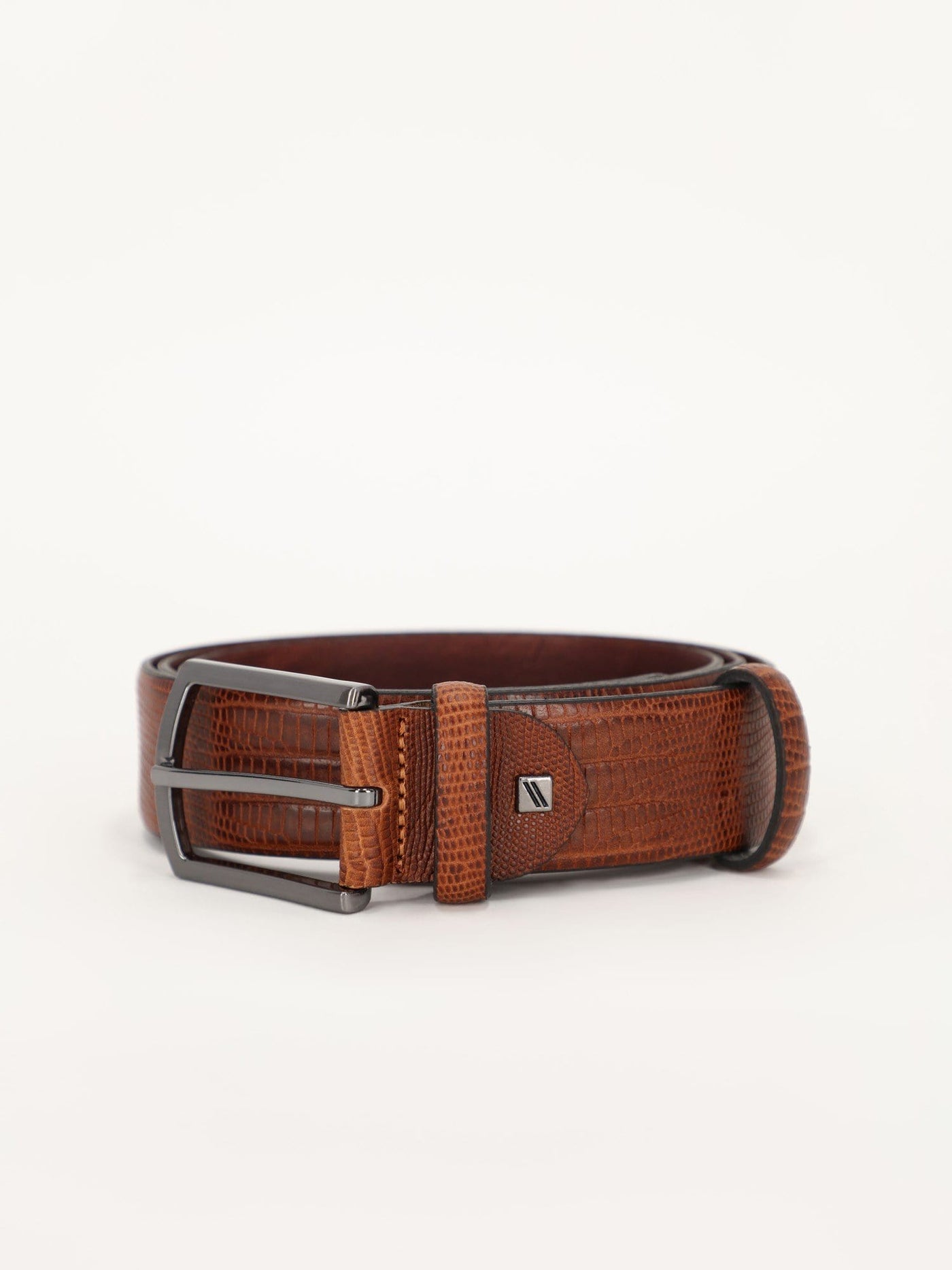 Daniel Hechter Other Accessories Snake Leather Belt with Solid Color