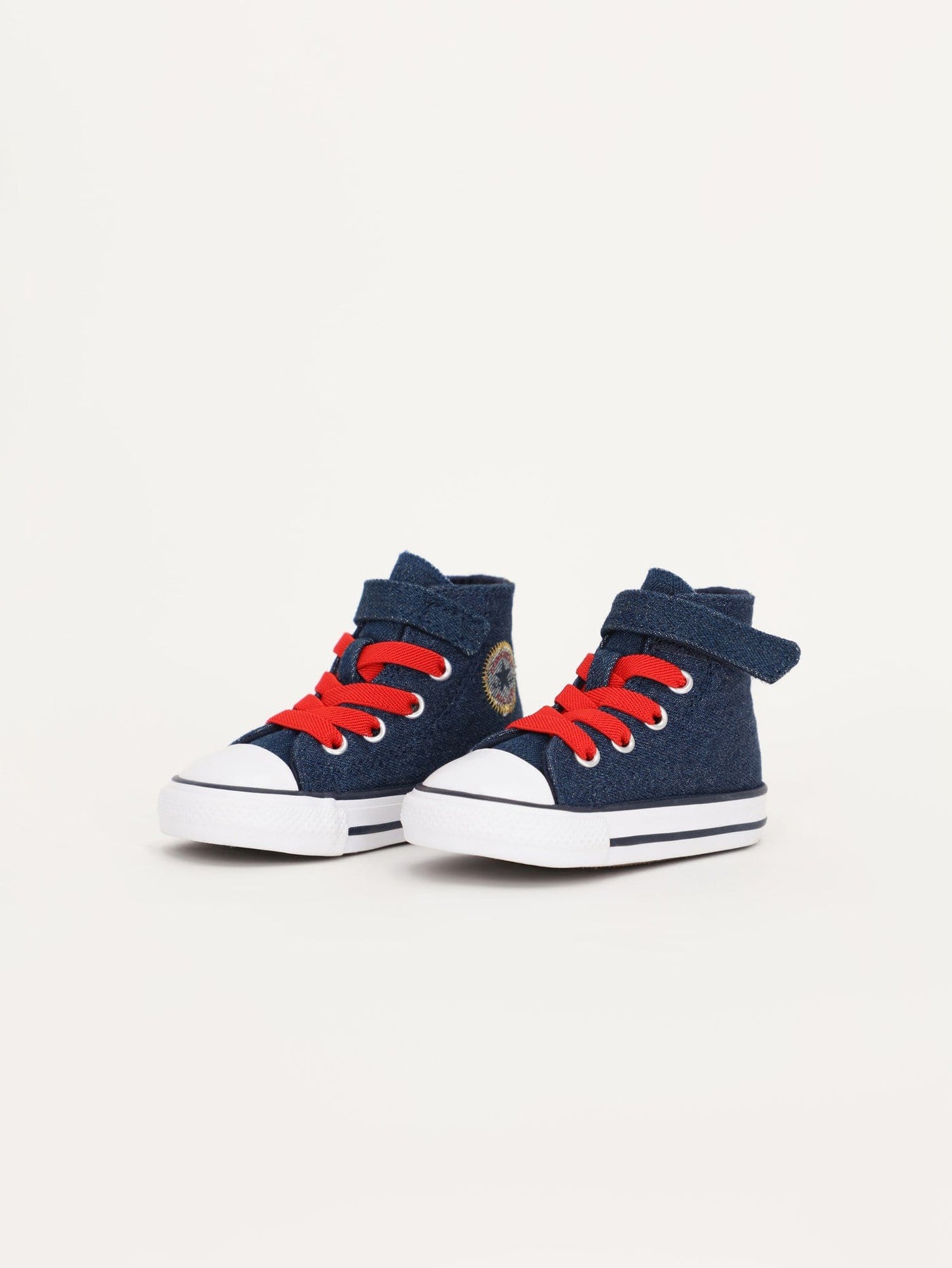 Converse Footwear Kids Chuck Taylor All Star 1V Denim Reverse Twill Toddler High Top Obsidian Sneakers - 768409C