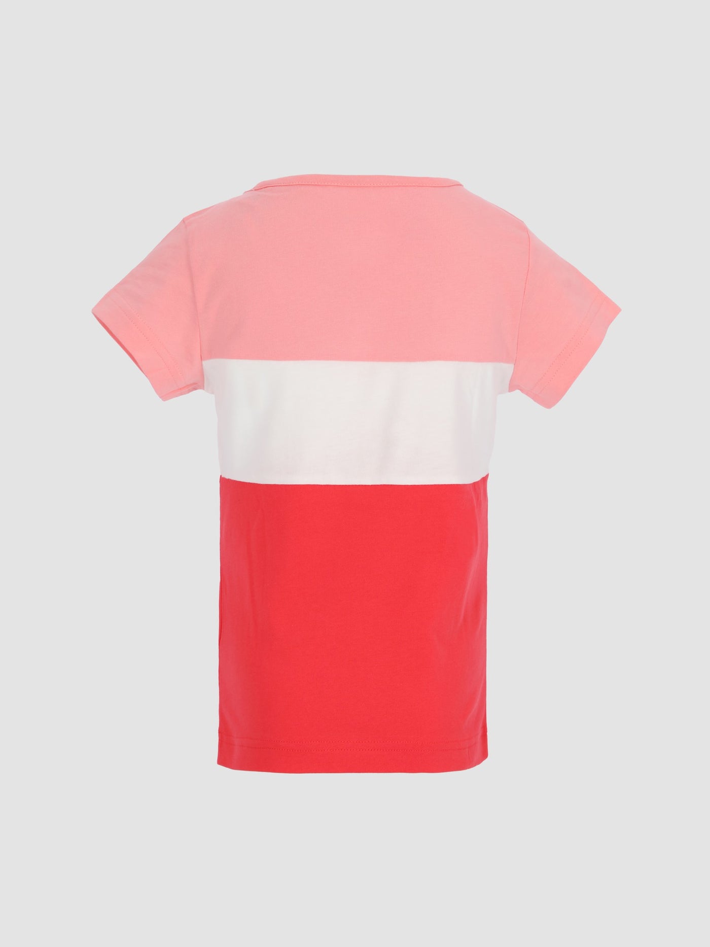 Kids Girls Linear Logo T-shirt with Color-block