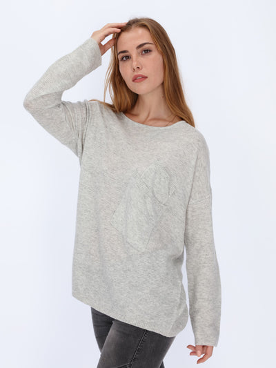 Heather Loose Fit Sweater