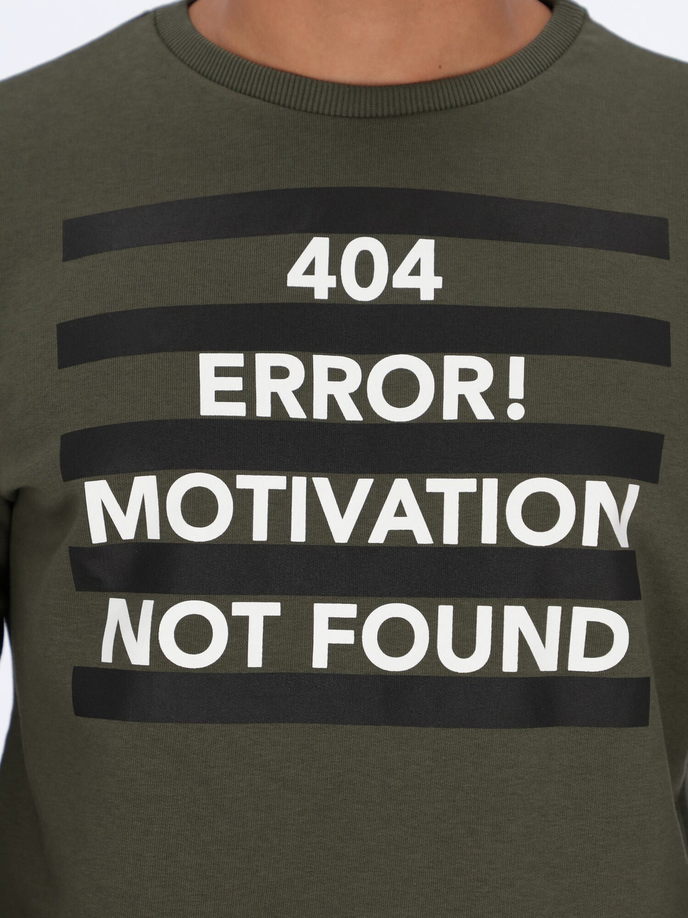Error 404 Printed Sweatshirt