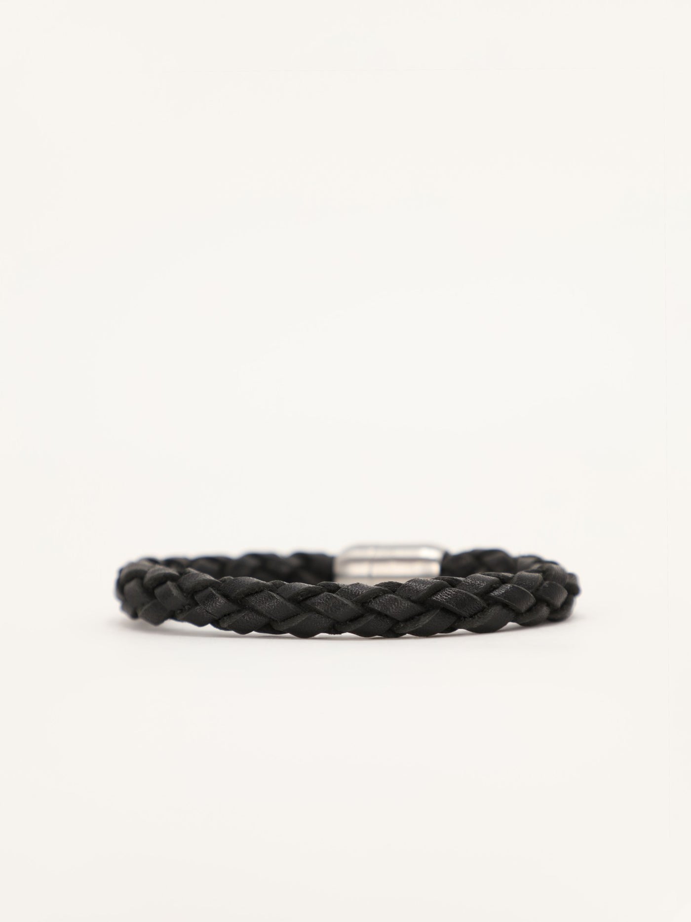 Round Braided Leather Bracelet