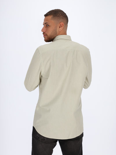 Vertical Stripes Long Sleeve Shirt