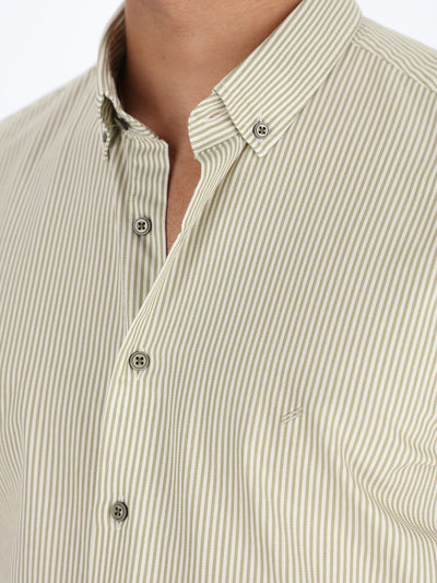 Vertical Stripes Long Sleeve Shirt