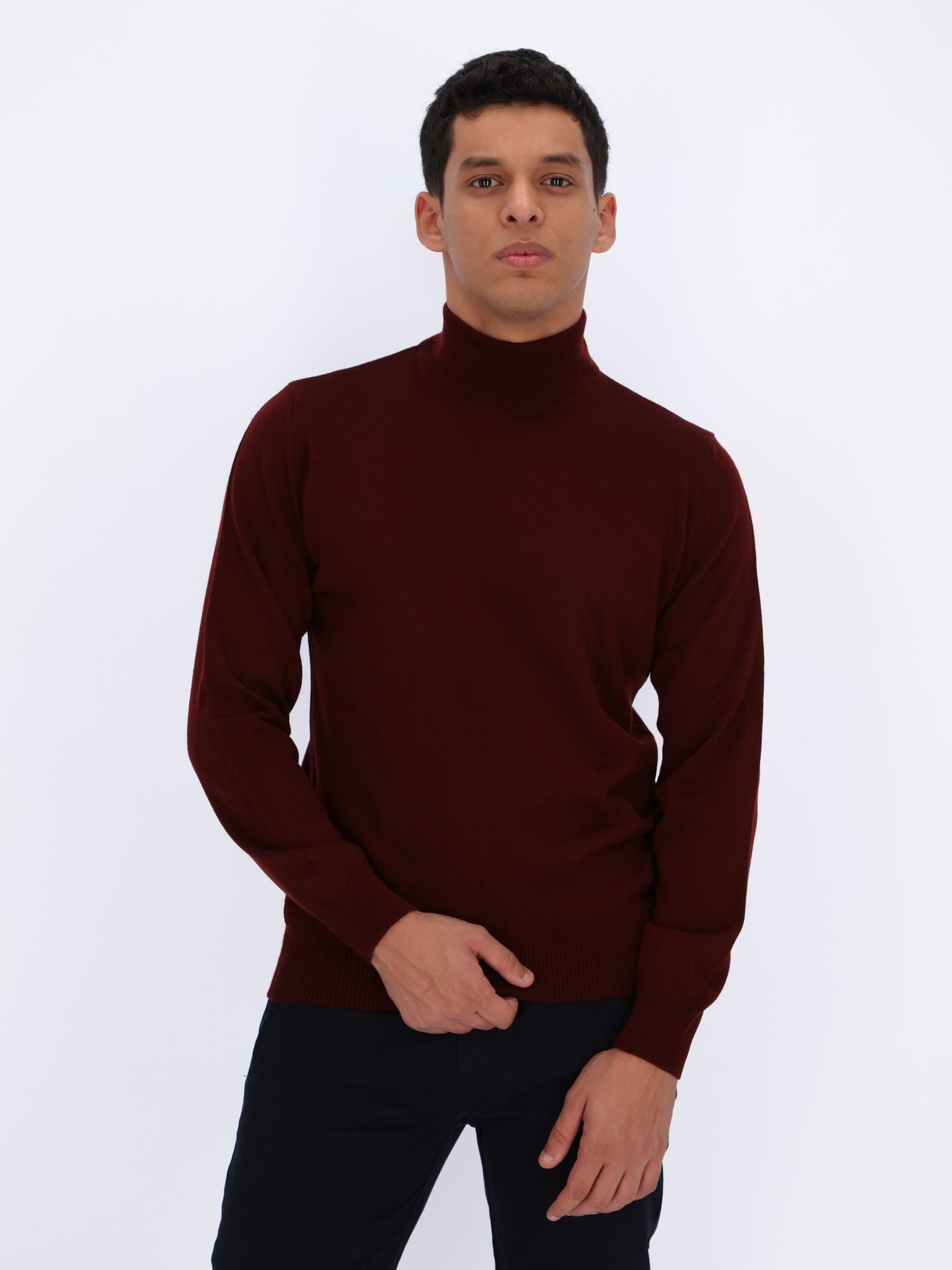 Ribbed Trims Basic Pullover