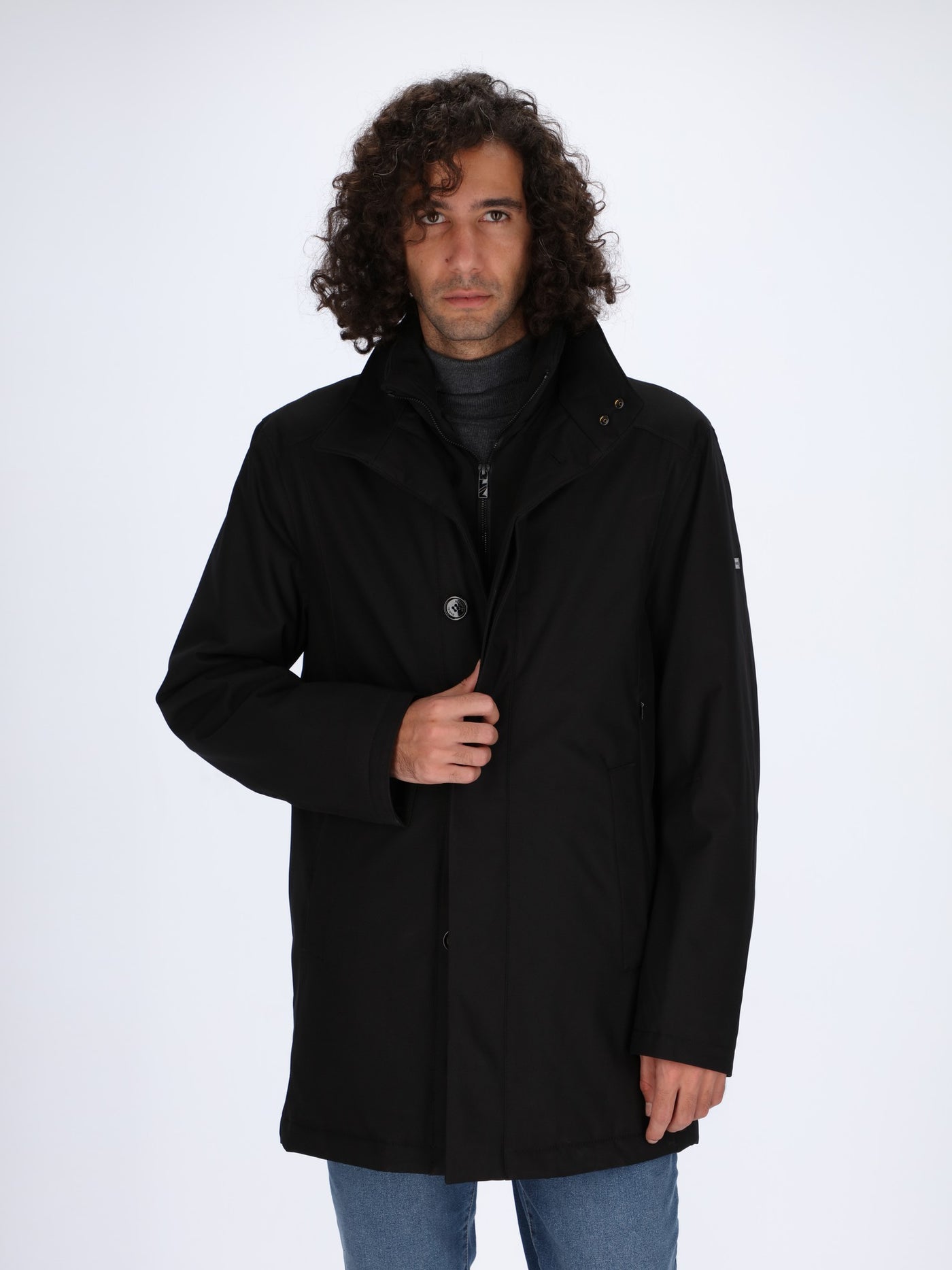 Zipped Mid-length Jacket