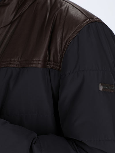 Bi-tone Waterproof & Leather Jacket