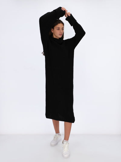 Midi Length Knitted Dress