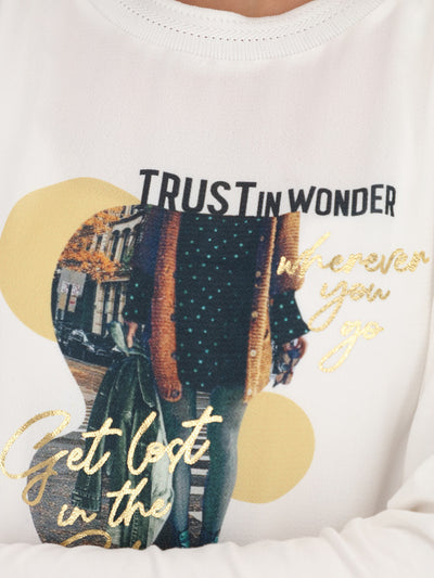 Trust in Wonder Printed T-shirt