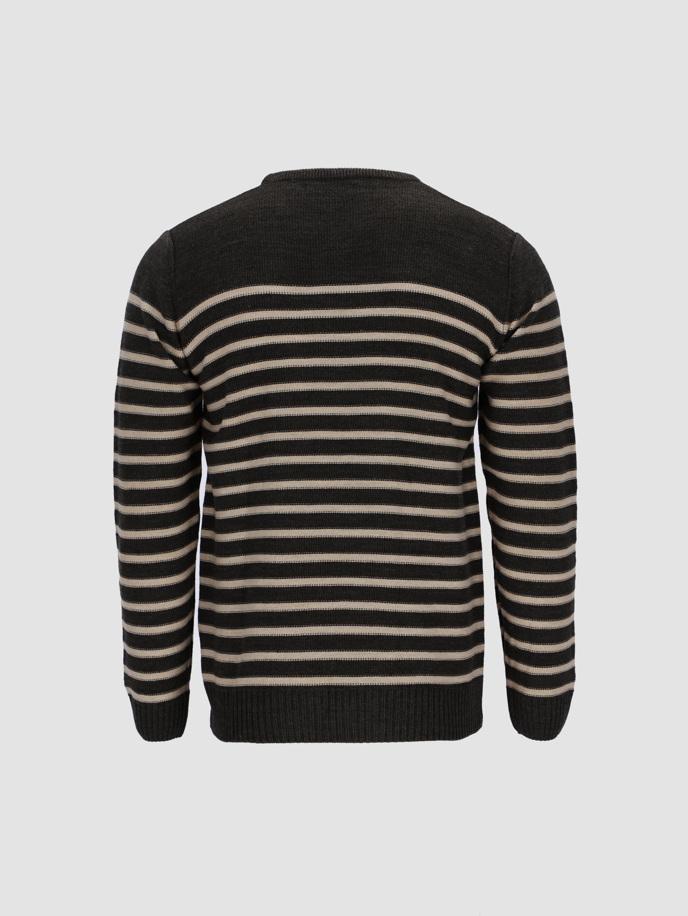 Men's Color-Block Striped Pullover