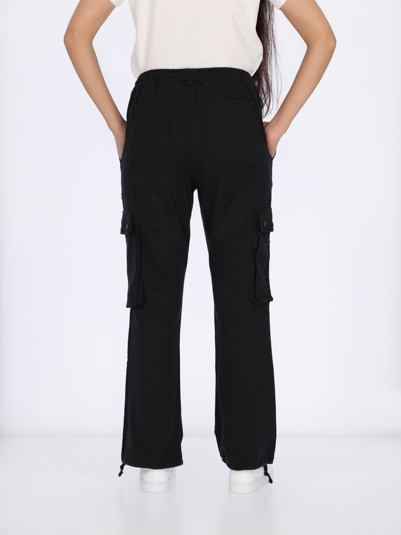 Women Knit Cargo Pants - 10019795-A03