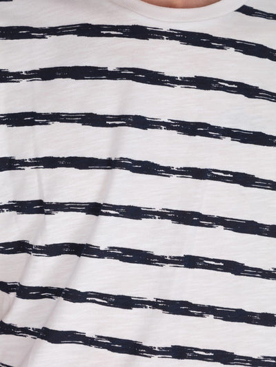 OR T-Shirts Inky Wide Striped T-Shirt