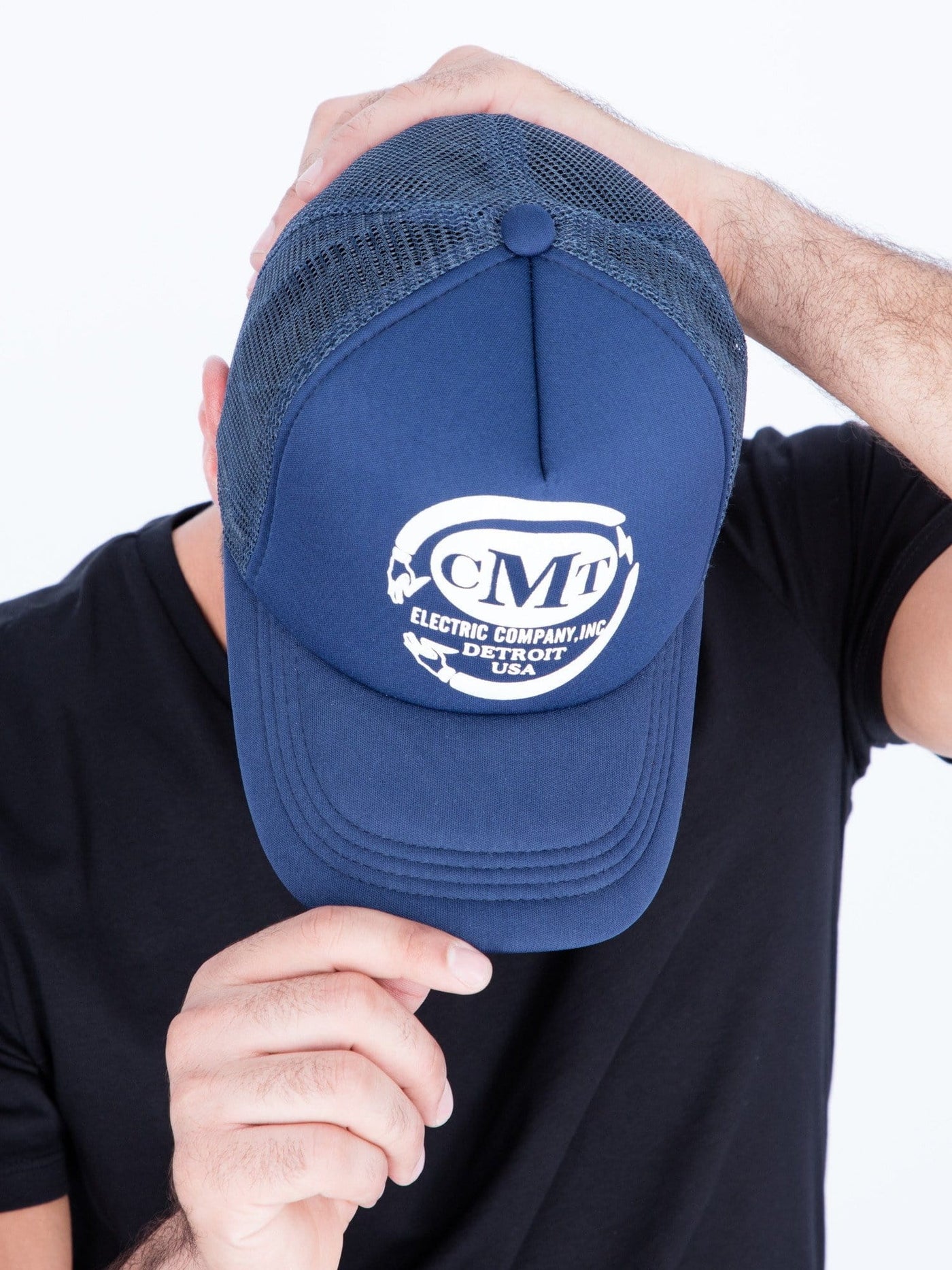 OR Hats Front Text Print Round Net Baseball Cap