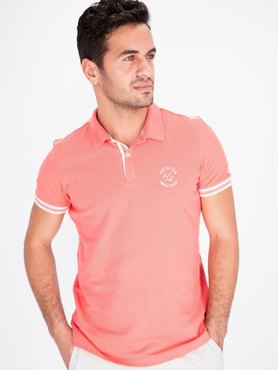 Daniel Hechter Polos Short Sleeve Polo Shirt with Printed Logo