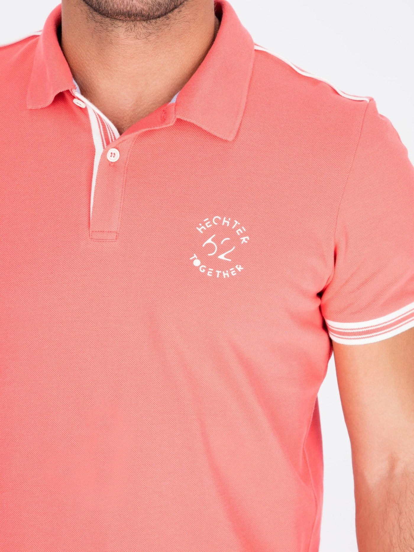 Daniel Hechter Polos Watermelon / S Short Sleeve Polo Shirt with Printed Logo