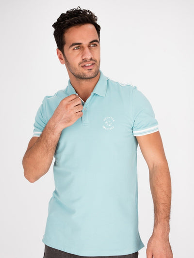 Daniel Hechter Polos Short Sleeve Polo Shirt with Printed Logo