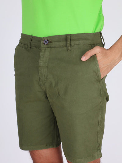 OR Pants & Shorts Olive-V16 / 30 Basic Chino Shorts with Back and Side Pockets