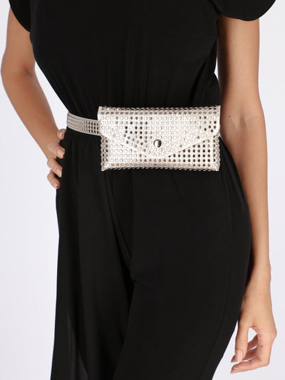 OR Bags Silver / Os Full Studs Waist Bag