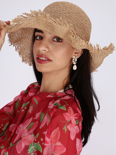 OR Hats & Scarves Raw Trims Straw Hat