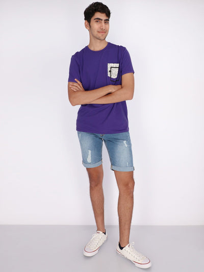 OR T-Shirts Short Sleeves T-shirt with Illusion Printed Pocket