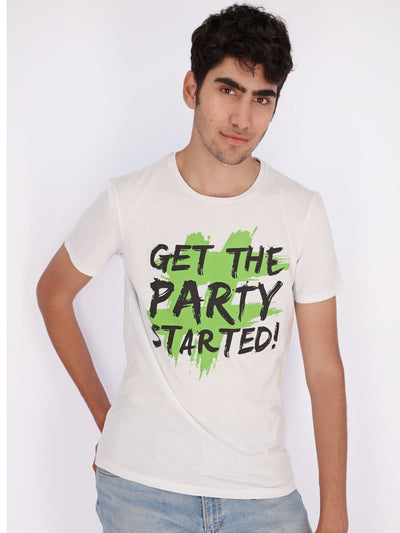 OR T-Shirts Get the Party Started Printed T-shirt