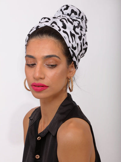 OR Hats & Scarves Rectangular Scarf with Leopard Print
