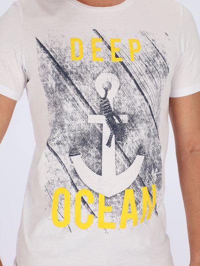 OR T-Shirts Deep Ocean Front Print Short Sleeve T-Shirt