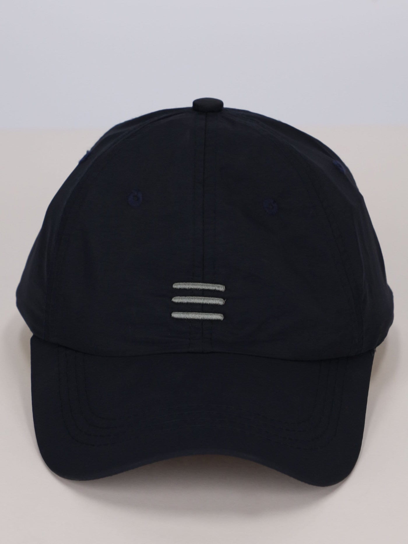 OR Hats Navy / Os Basic Cap with Front 3 Lines