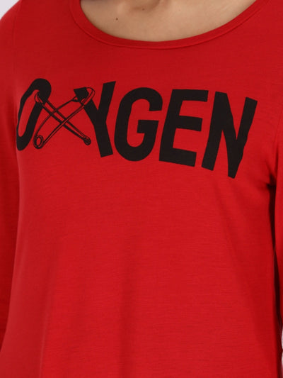 OR Tops & Blouses Front Text Print Oxygen Long Sleeve Top