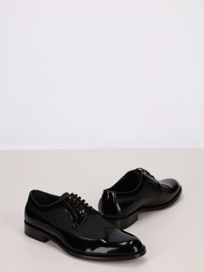 Daniel Hechter Shoes Black / 42 Brogue Oxford Balmoral Lace-Up Shoes
