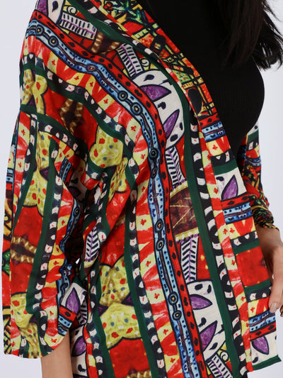 Sherwal Tops & Blouses Black / Free Size Kongo Kimono