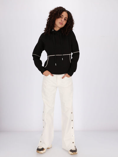 OR Sweatshirts & Hoodies Basic Hoodie with Contrasting Accents