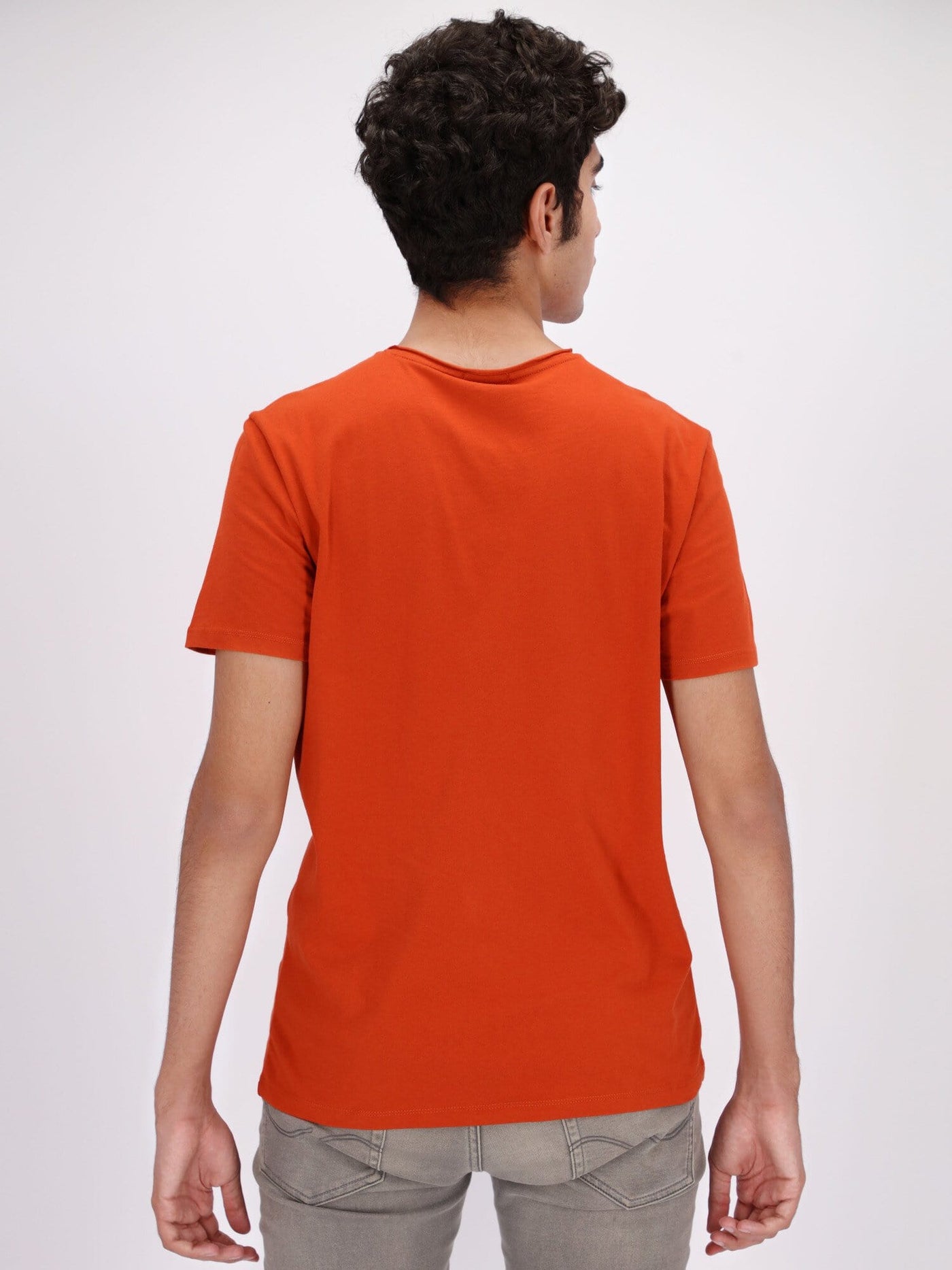 OR T-Shirts Chest Pocket V-Neck Solid T-Shirt