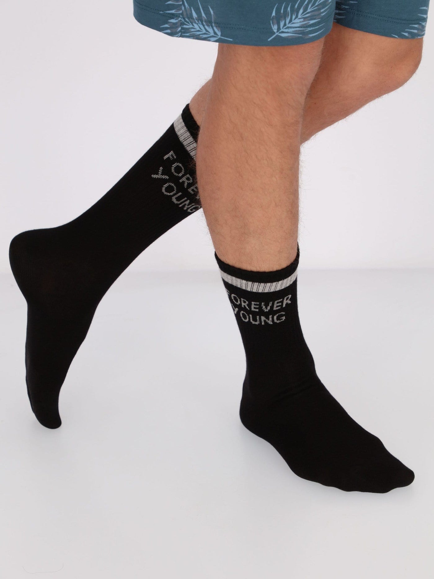 OR Other Accessories grey chine / Os 2 Pairs Forever Young Mid Calf Length Socks