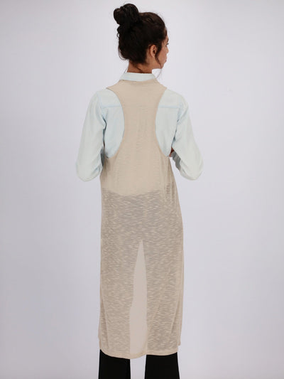 OR Jackets & Cardigans Maxi Length Heather Open Vest
