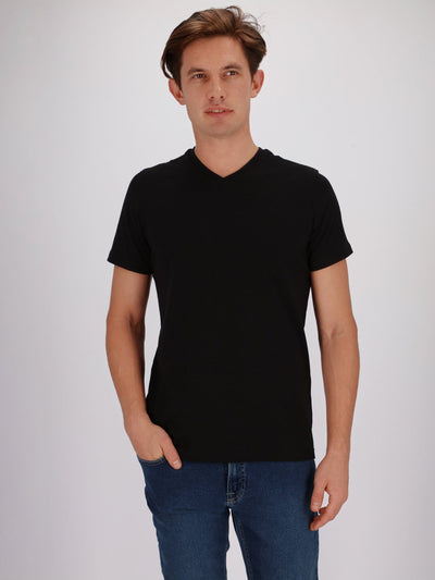 Daniel Hechter T-Shirts Basic V Neck Casual T-Shirt