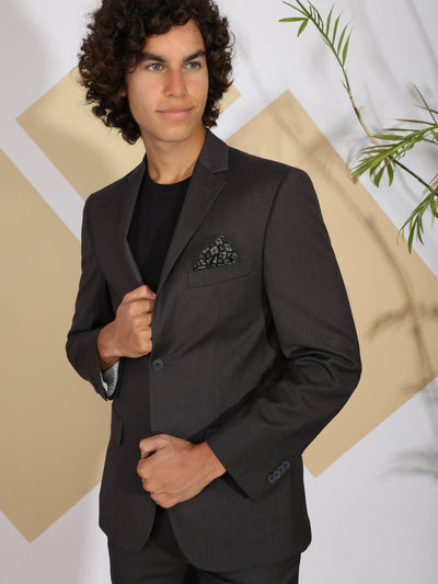 Daniel Hechter Suits & Blazers Grey / 46 Suit Blazer with Tailored Fit Cut