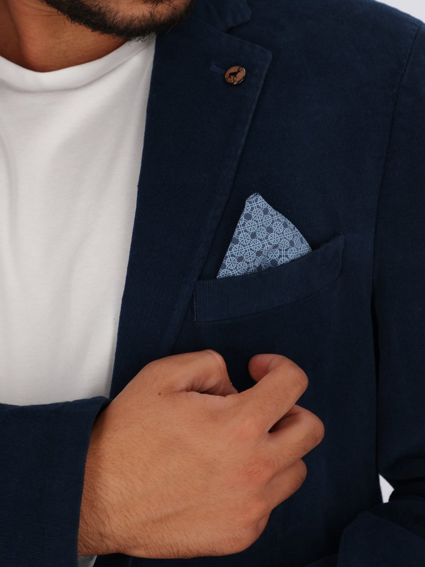 Daniel Hechter Suits & Blazers Corduroy Blazer with Notch Collar