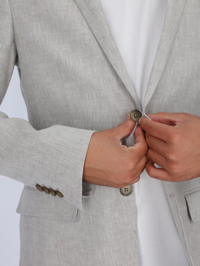 Daniel Hechter Suits & Blazers Textured Heather Blazer with Notch Collar