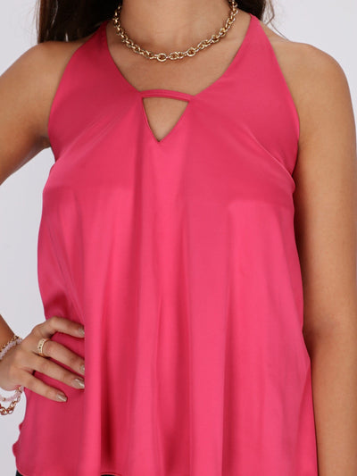 OR Tops & Blouses Cross Back Top with Halter Neck