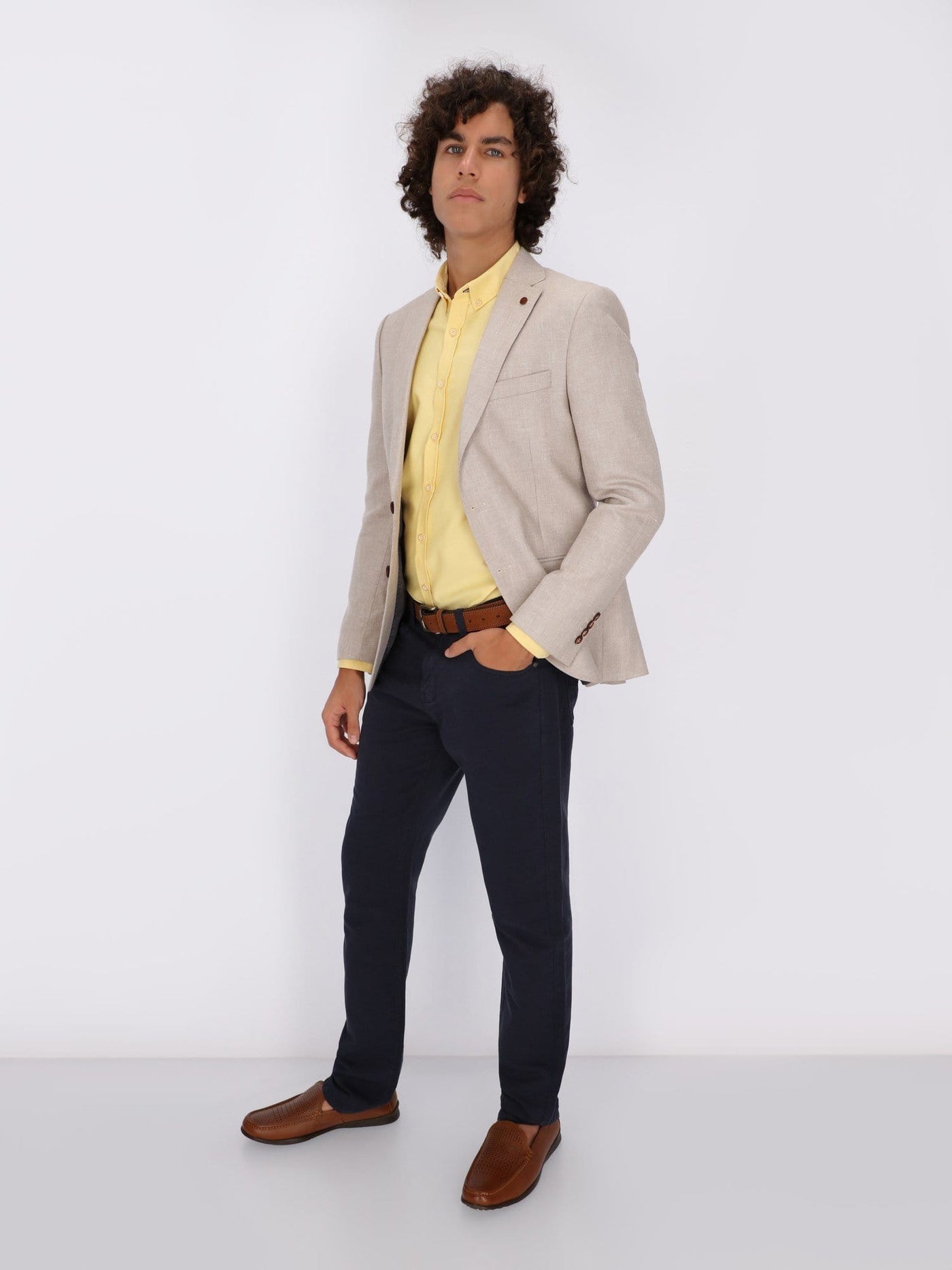 Daniel Hechter Suits & Blazers Notch Collar Turkey Jacquard Blazer
